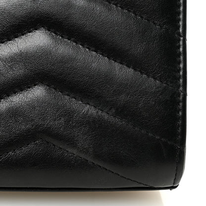 Chanel Calfskin Chevron Quilted Medal Mini Clutch With Chain  Black 12 of 14
