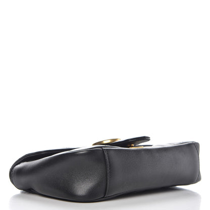 Gucci Calfskin Matelasse Mini GG Marmont Shoulder Bag Black 4 of 8