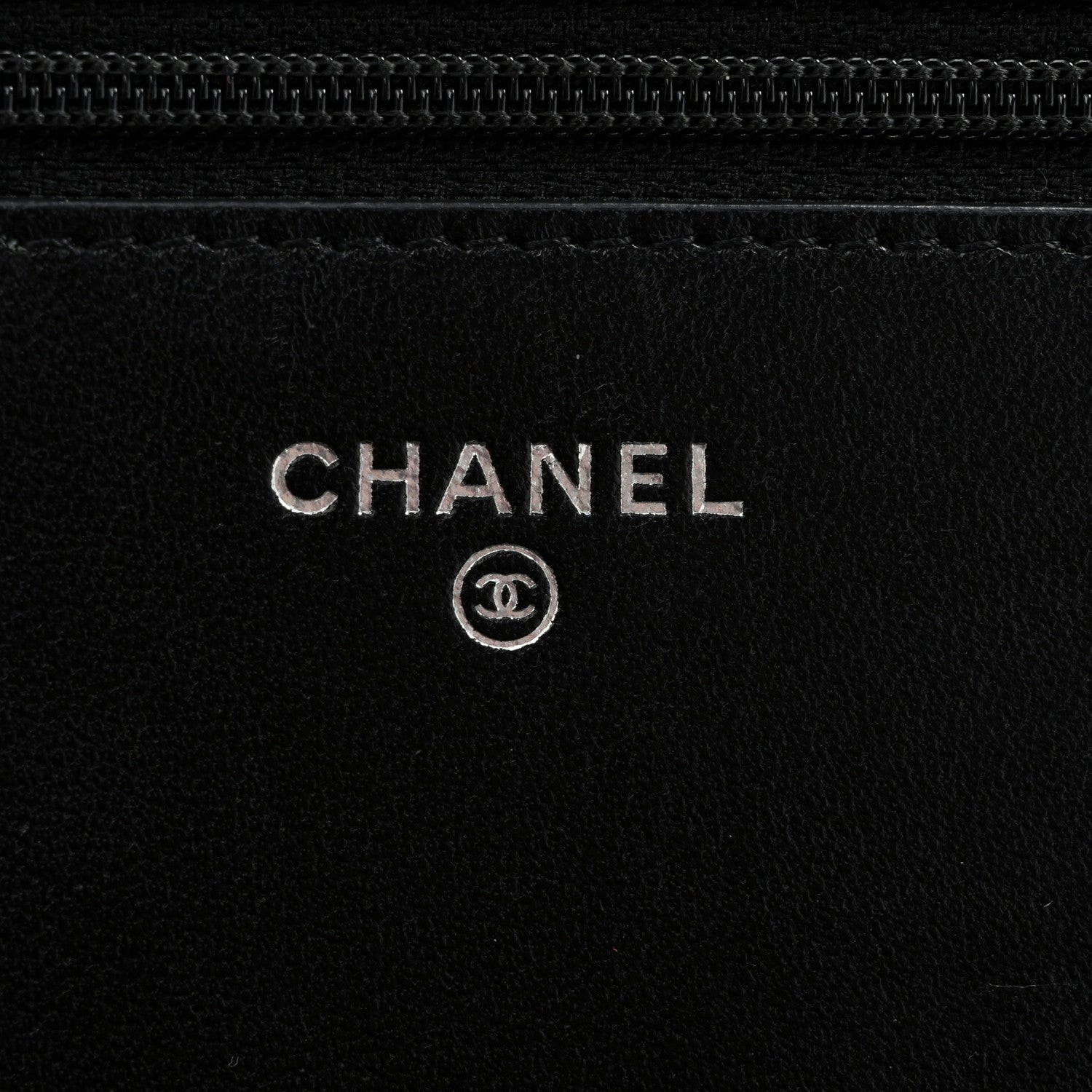 Chanel Velvet Mirror Embellished Boy Wallet On Chain WOC Argent 6 of 15