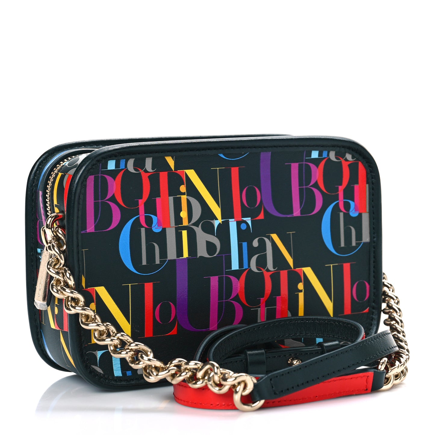 Calfskin Small Logo Radioloubi Multicolor