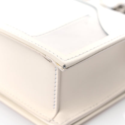 Alexander McQueen Calfskin Polyurethane Mini Jeweled Knuckle Satchel Clear White 9 of 18