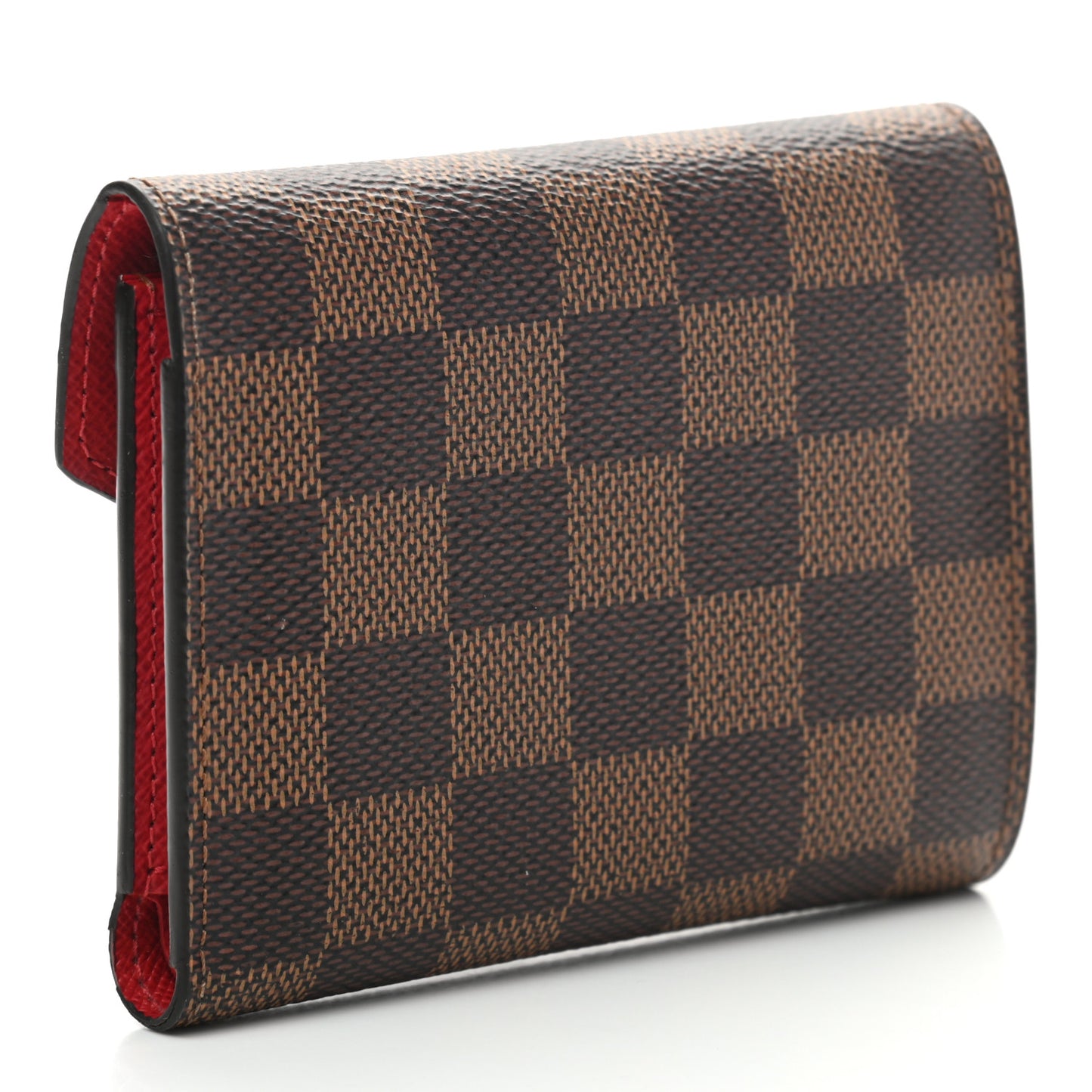 Damier Ebene Victorine Wallet Red
