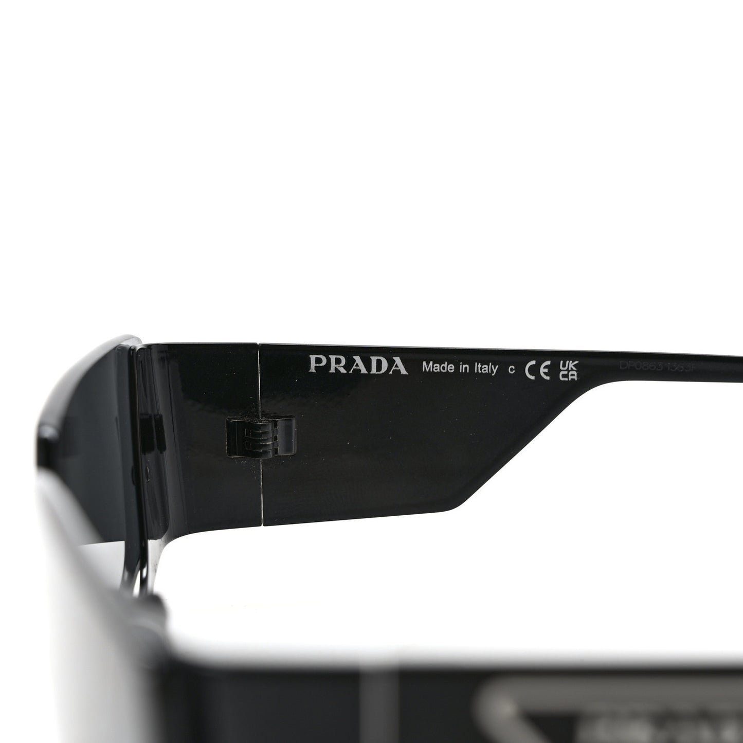 Acetate Symbole Sunglasses SPR 58Z Black