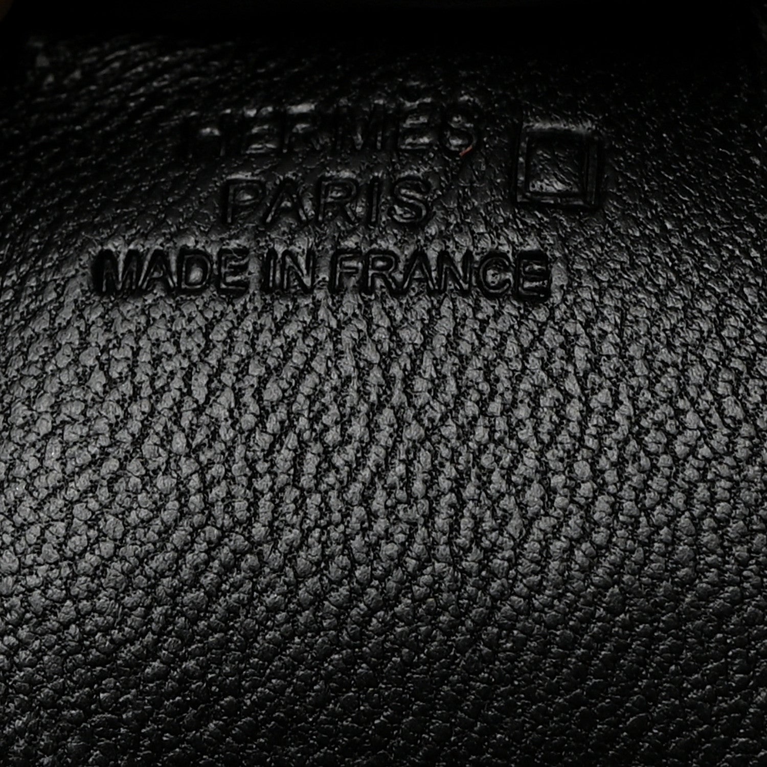 Hermes Milo Lambskin Matte Alligator Touch Grigri Rodeo Horse Bag Charm MM So Black 4 of 5