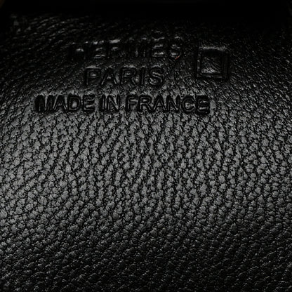Hermes Milo Lambskin Matte Alligator Touch Grigri Rodeo Horse Bag Charm MM So Black 4 of 5