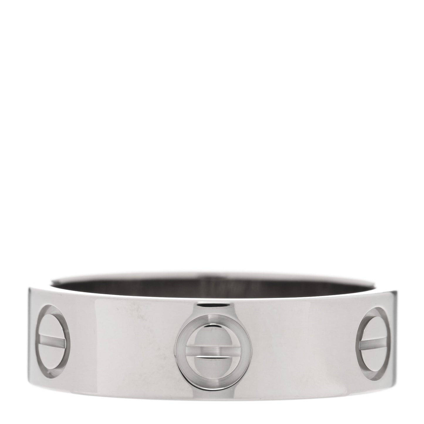 18K White Gold 5.5mm LOVE Ring 56 7.5