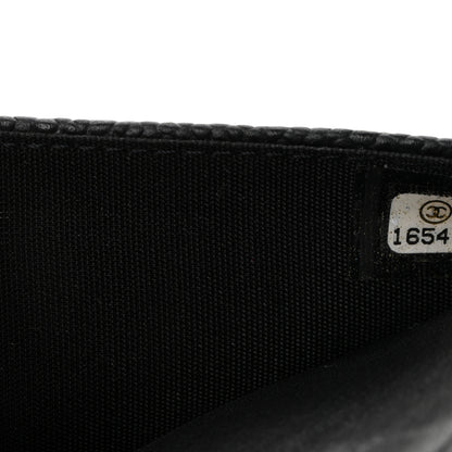 Chanel Caviar Timeless CC Wallet On Chain WOC Black 8 of 11