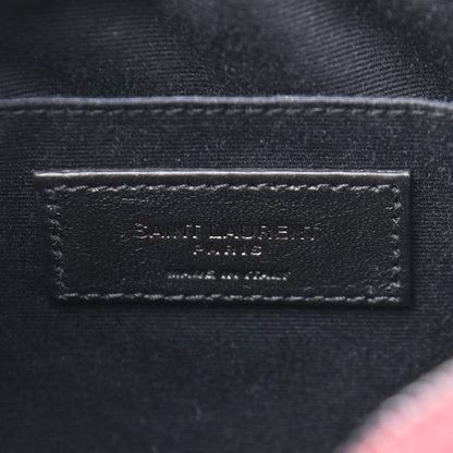 Saint Laurent Calfskin Matelasse Monogram Lou Camera Bag Rouge Eros 6 of 9