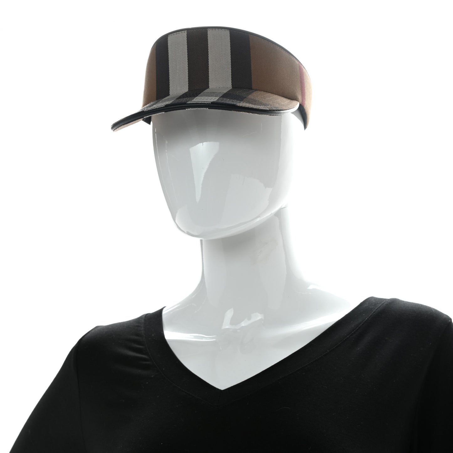 Canvas Giant Check Visor L Birch Brown