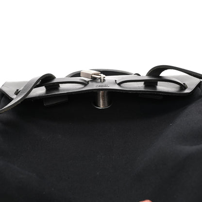 Hermes Toile Vache Calfskin Herbag 30 PM Backpack Black 18 of 18