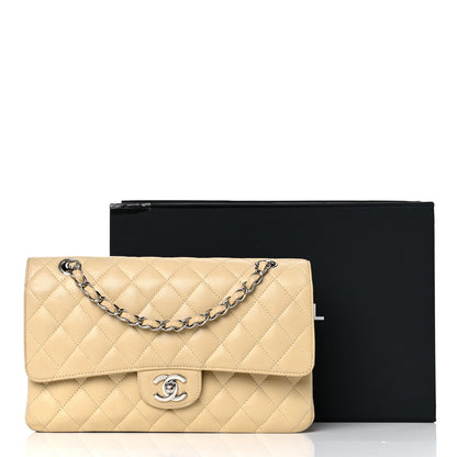Chanel Caviar Quilted Medium Double Flap Beige Clair 20 of 20