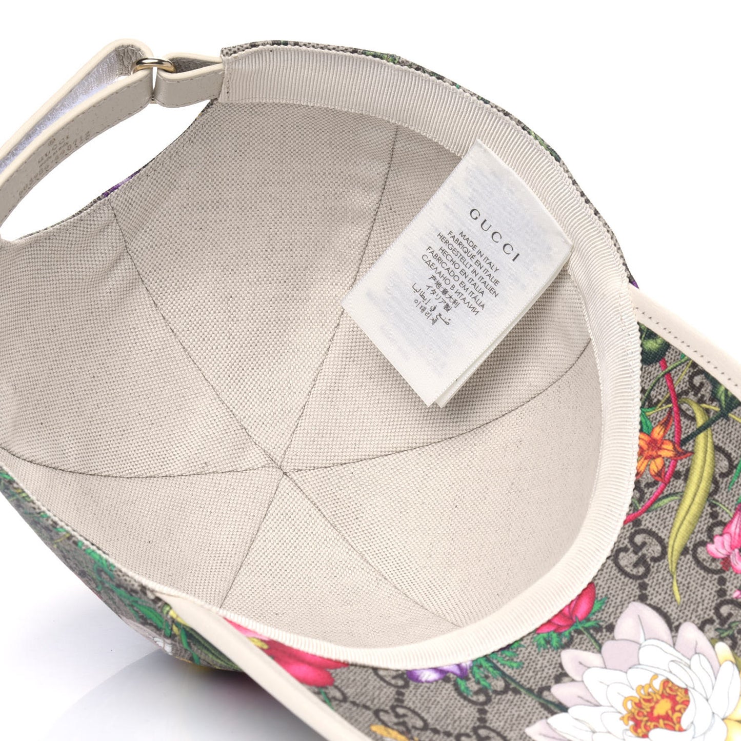 GG Supreme Flora Claudia Baseball Hat 58 L White
