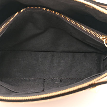 Fendi Vitello King Elaphe Python Print Logo Medium By The Way Boston Bag Miele Scuro Makeup 6 of 15