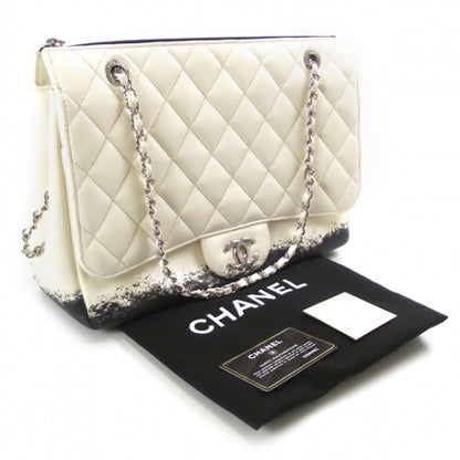 Chanel Lambskin Blizzard Zip Top Flap 4 of 13