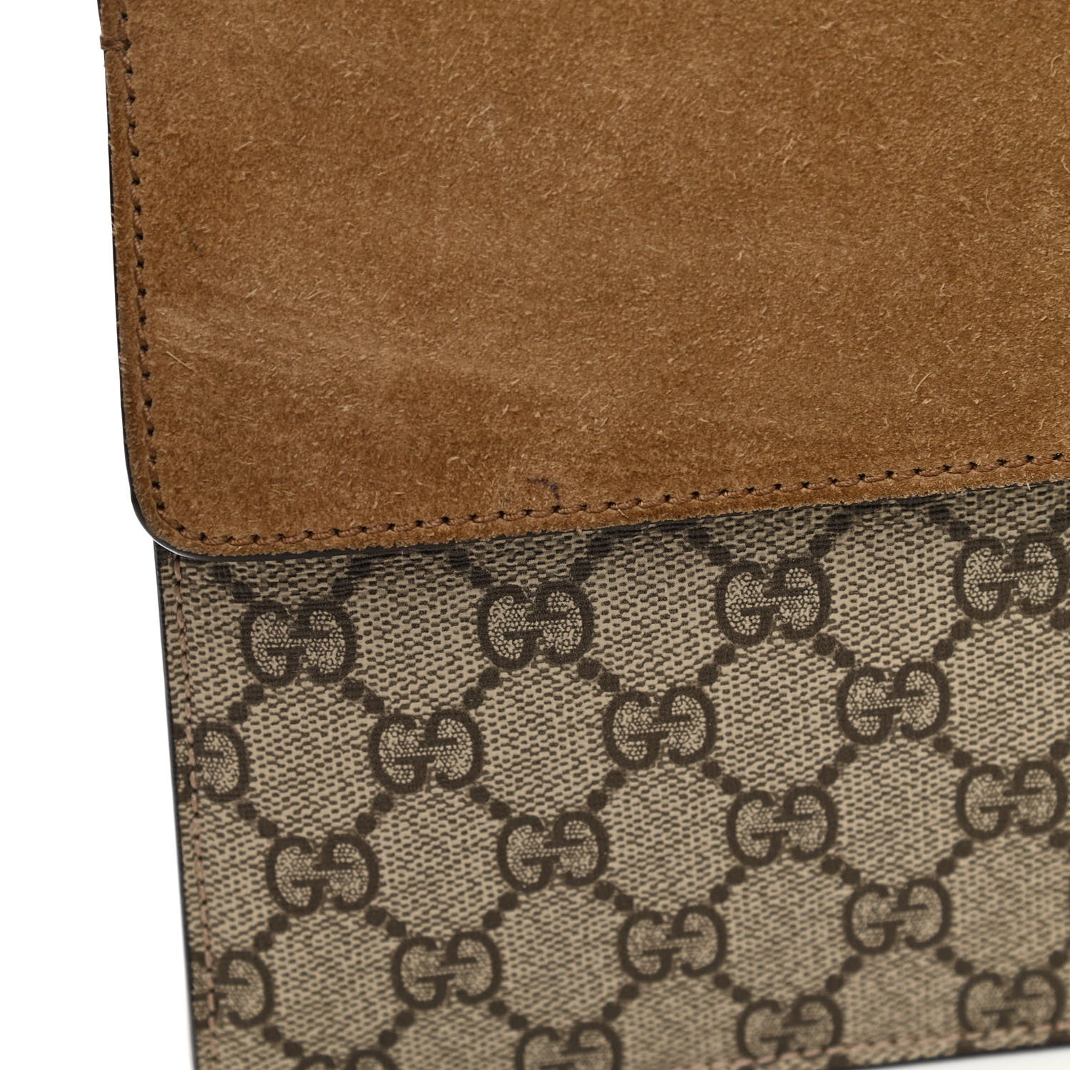 Gucci GG Supreme Monogram Small Dionysus Shoulder Bag Taupe 11 of 12