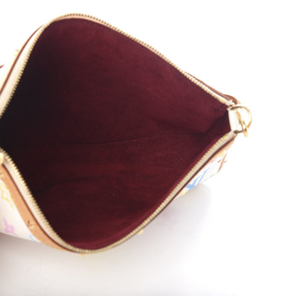 Louis Vuitton Monogram Multicolor Pochette Accessories White 4 of 11