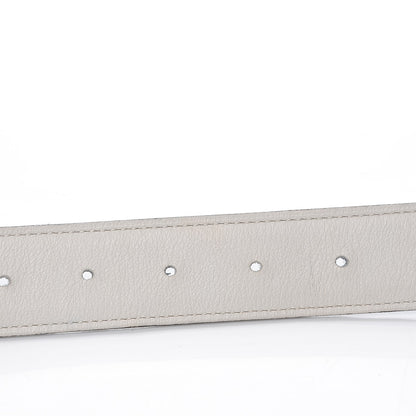 Hermes Epsom Swift 32mm H Belt 80 Blue Jean White 7 of 9