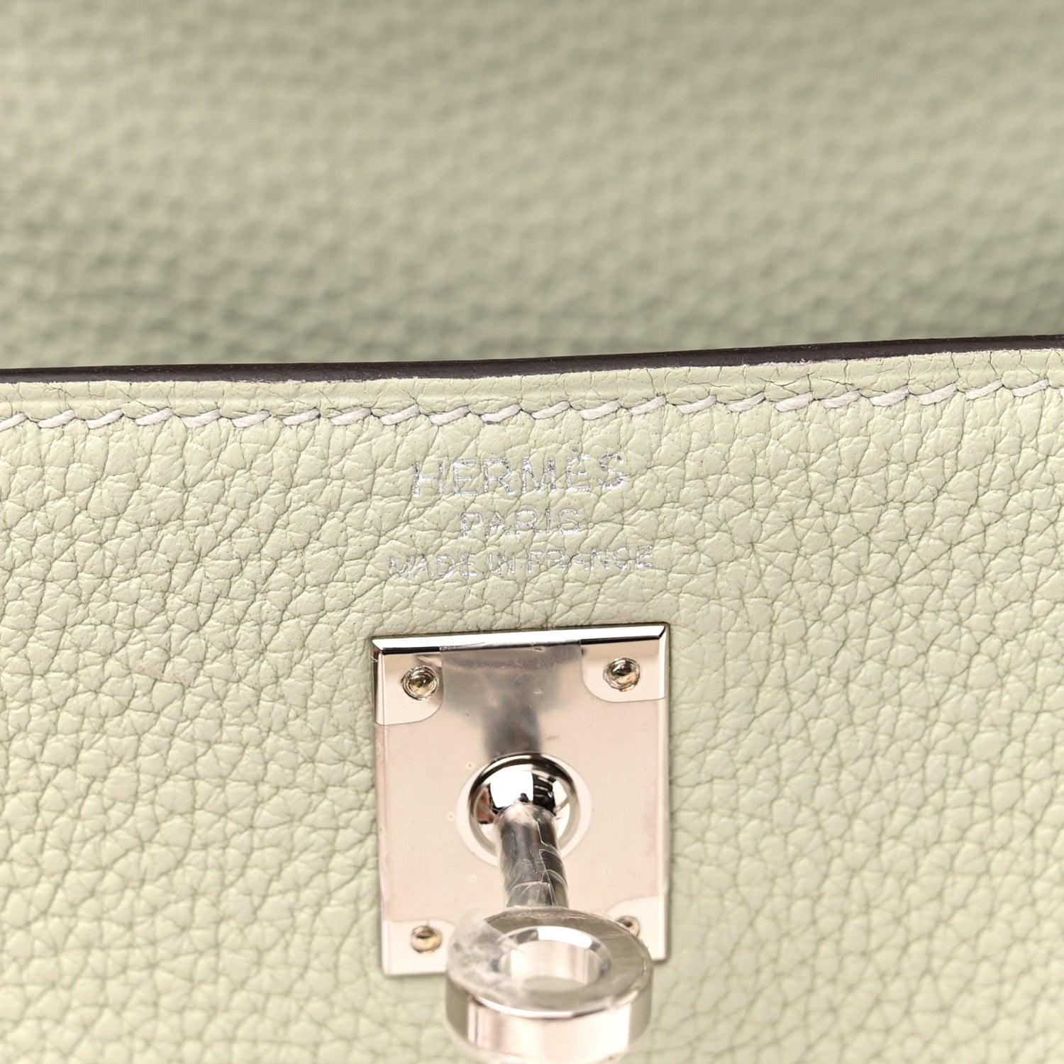 Hermes Togo Kelly Retourne 25 Gris Neve 6 of 11