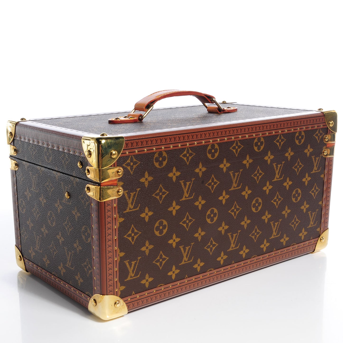Monogram Boite Bouteilles et Glace Beauty Train Case