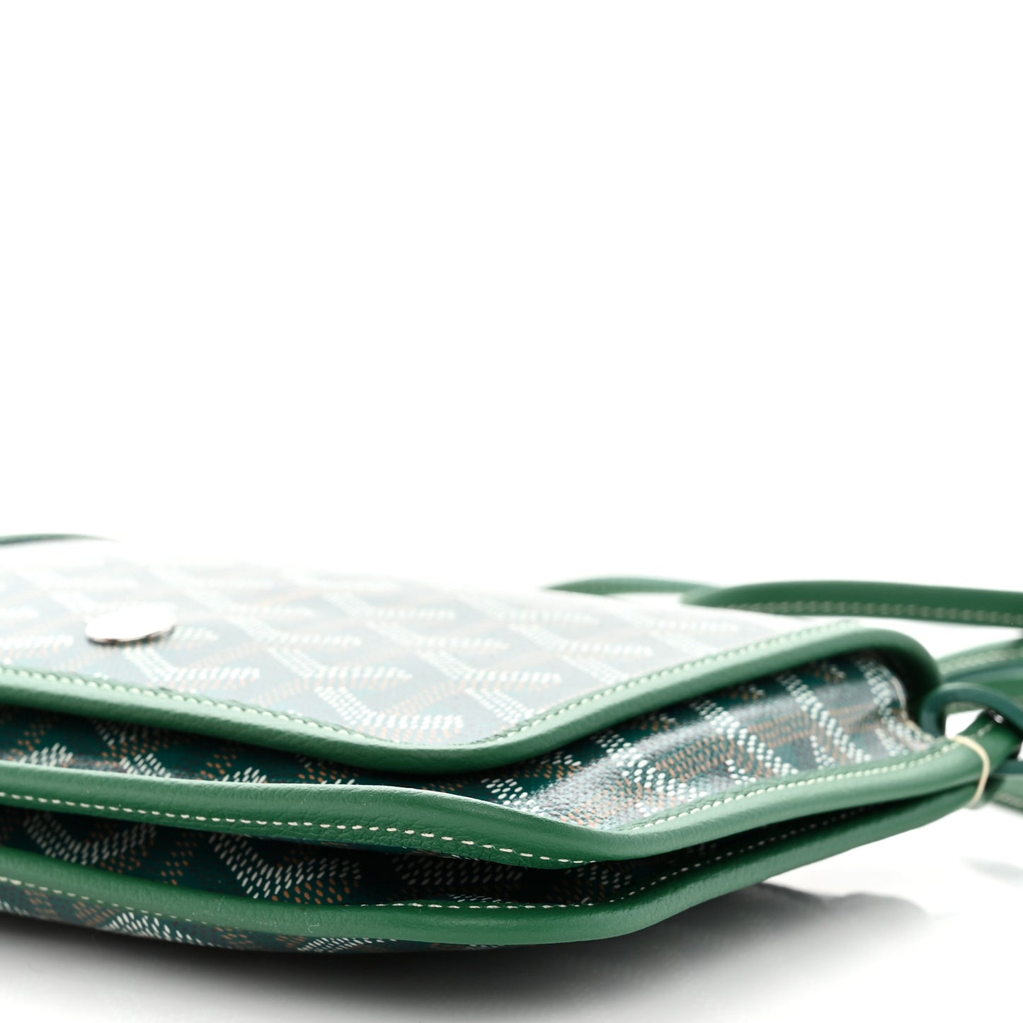 Goyardine Plumet Wallet Clutch Green