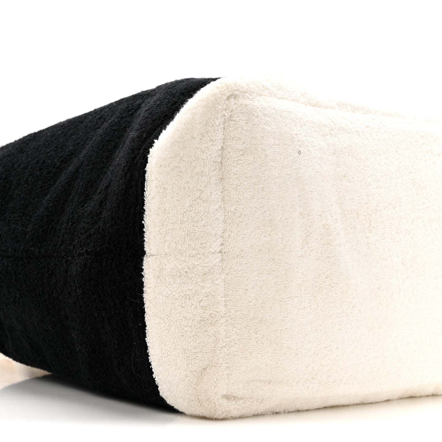 Terry Cotton CC Beach Tote Towel Set Black White