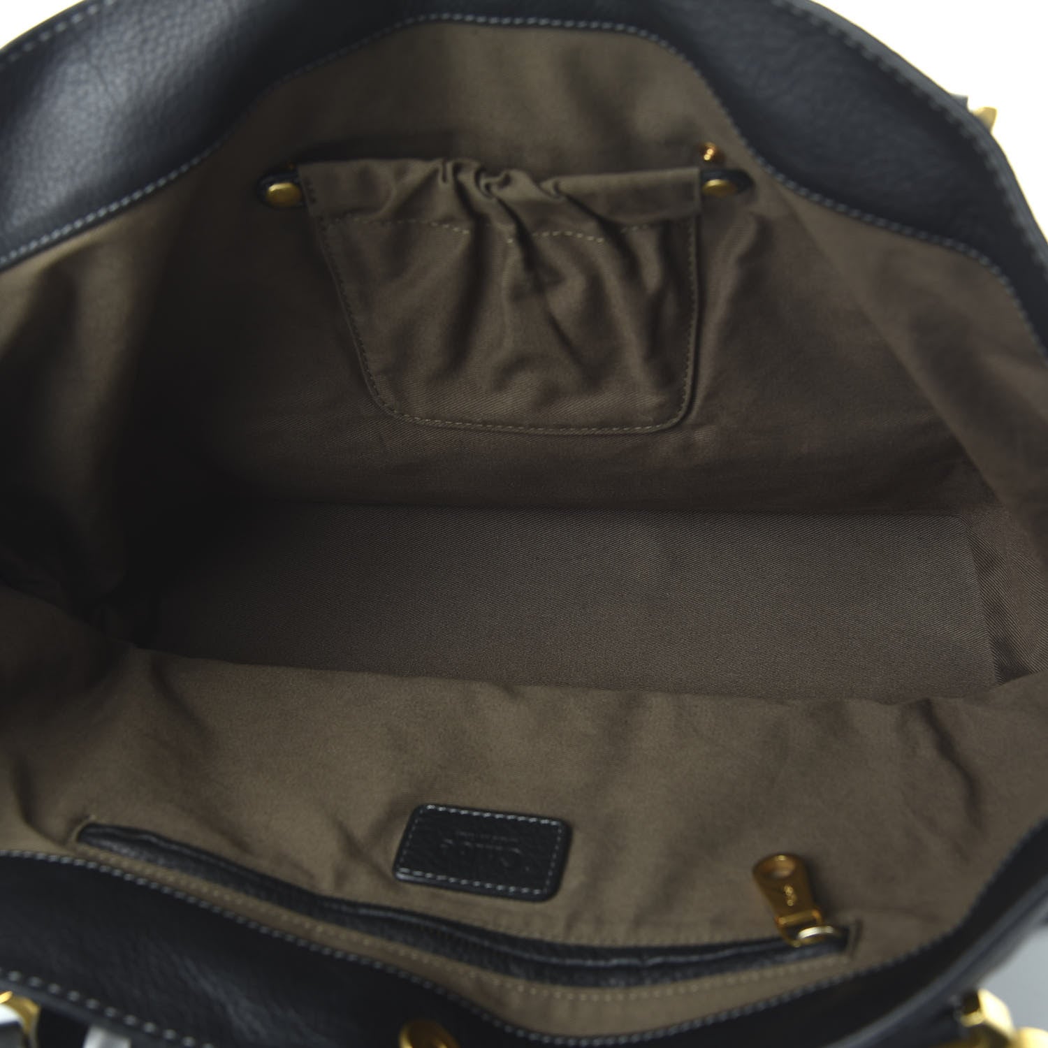 Chloe Calfskin Large New Marcie Tote Black 5 of 11