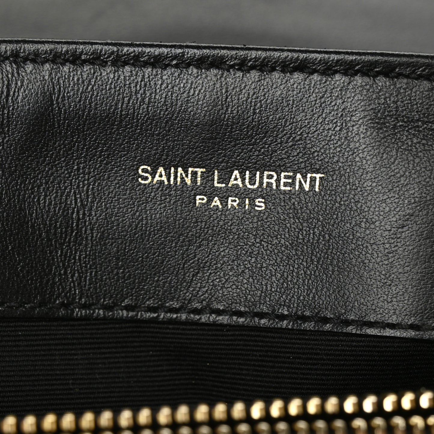 Calfskin Y Quilted Monogram Small Loulou Chain Satchel Black