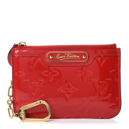 Louis Vuitton Vernis Key Pouch Cherry 1 of 7