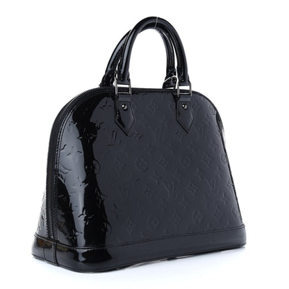 Louis Vuitton Vernis Alma PM Noir Magnetique 3 of 8