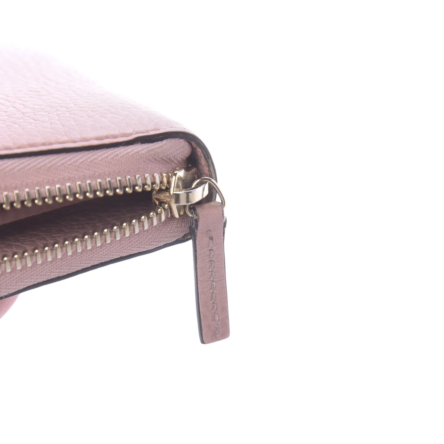 Gucci Dollar Calfskin GG Zip Around Wallet Soft Pink 10 of 11