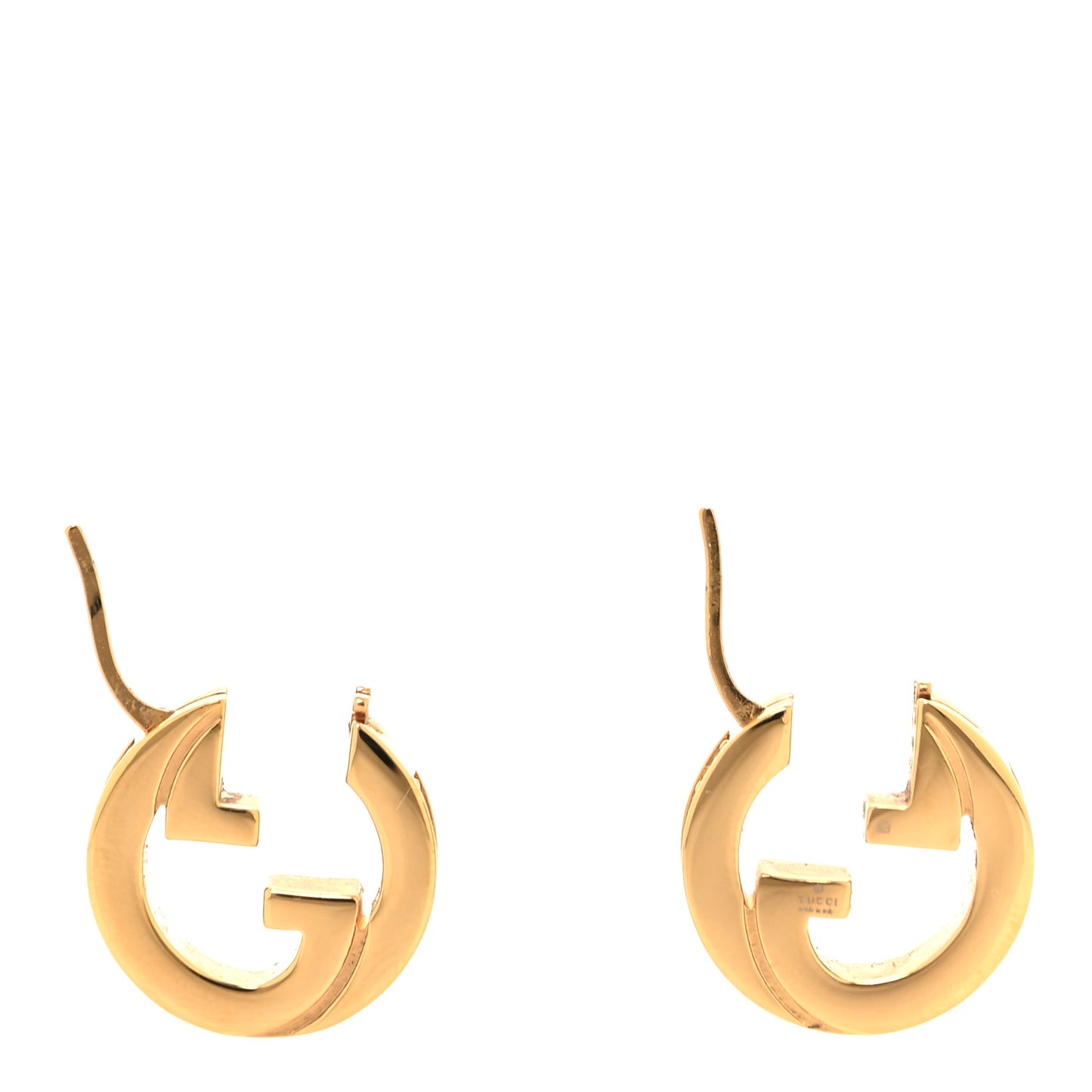 Brass Crystal Blondie Mini Hoop Earrings Light Gold