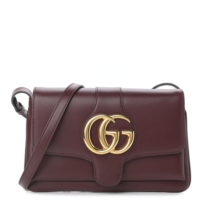 Gucci Vitello Palmellato Lux Small Arli Flap Shoulder Bag Vintage Bordeaux 1 of 11