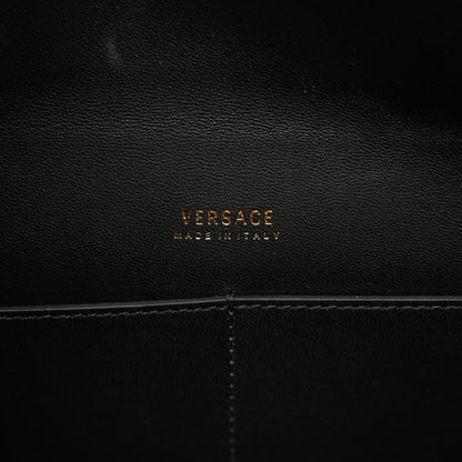 Versace Calfskin Jungle Print Clutch Pink Multicolor 6 of 6