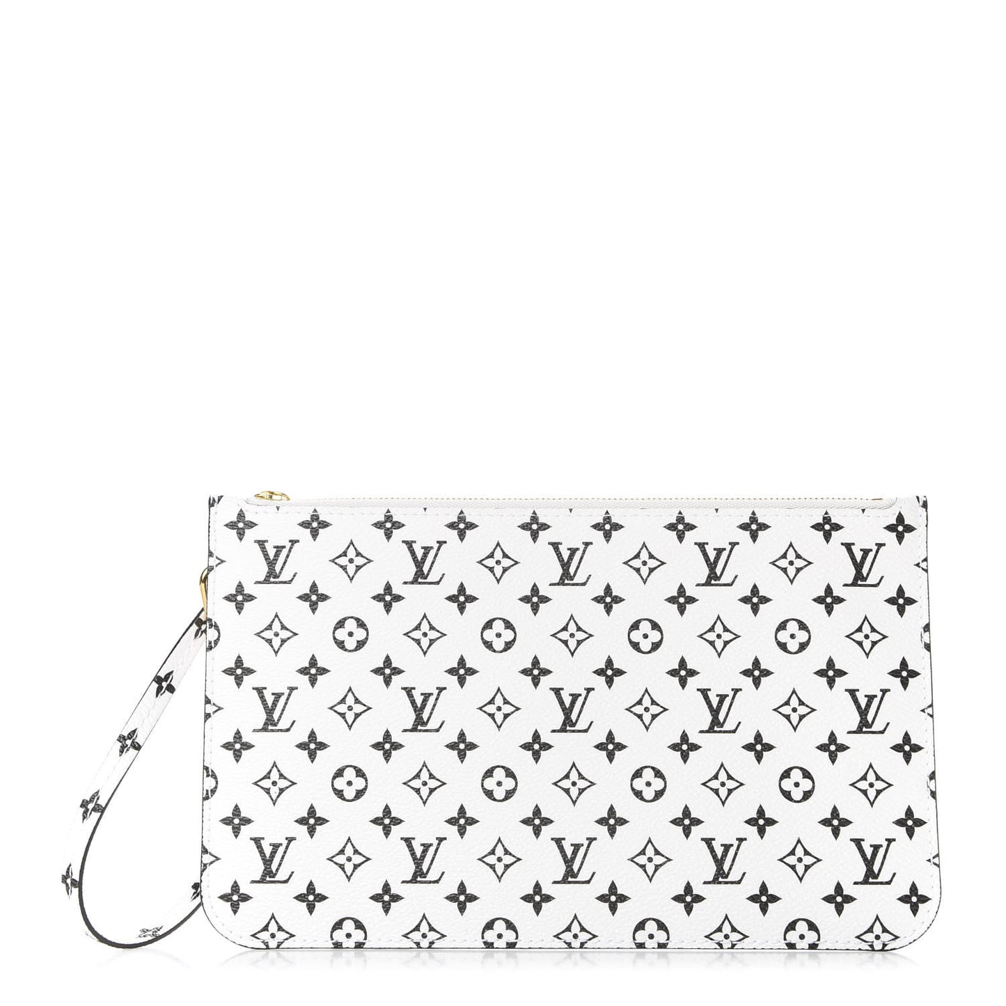 Monogram Giant Neverfull MM GM Pochette White