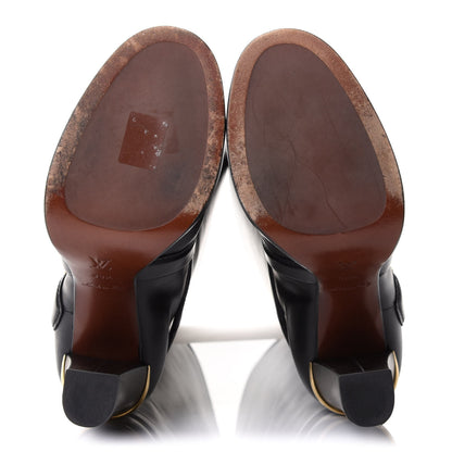 Louis Vuitton Calfskin Forefront High Boots 38 Black 7 of 9