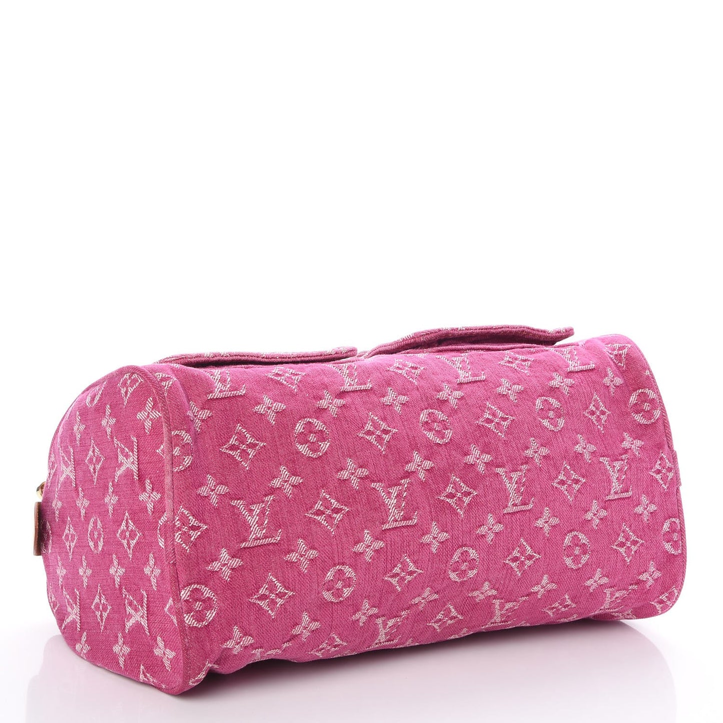 Monogram Denim Neo Speedy Fuchsia