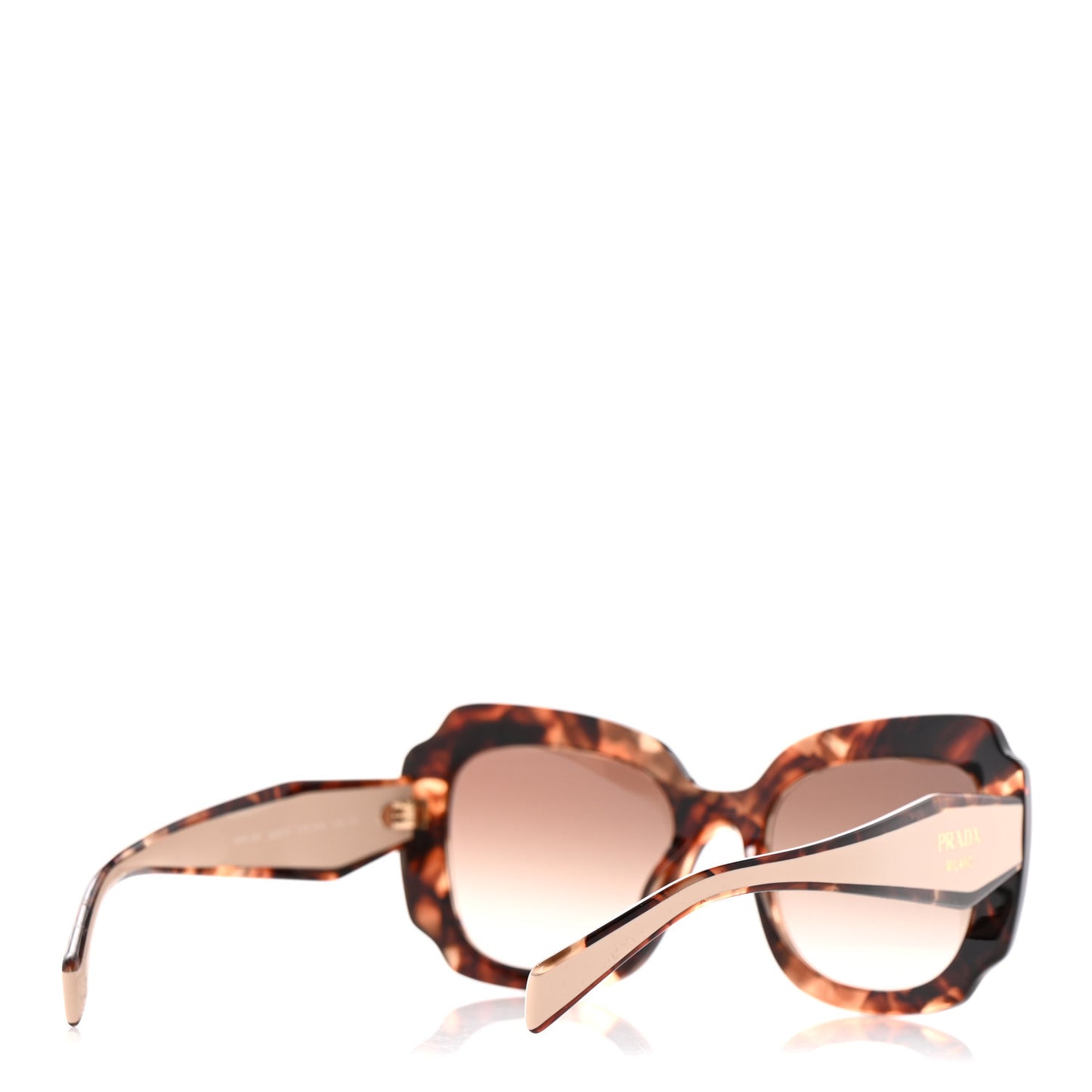 Acetate Square Sunglasses SPR 16Y Havana Beige