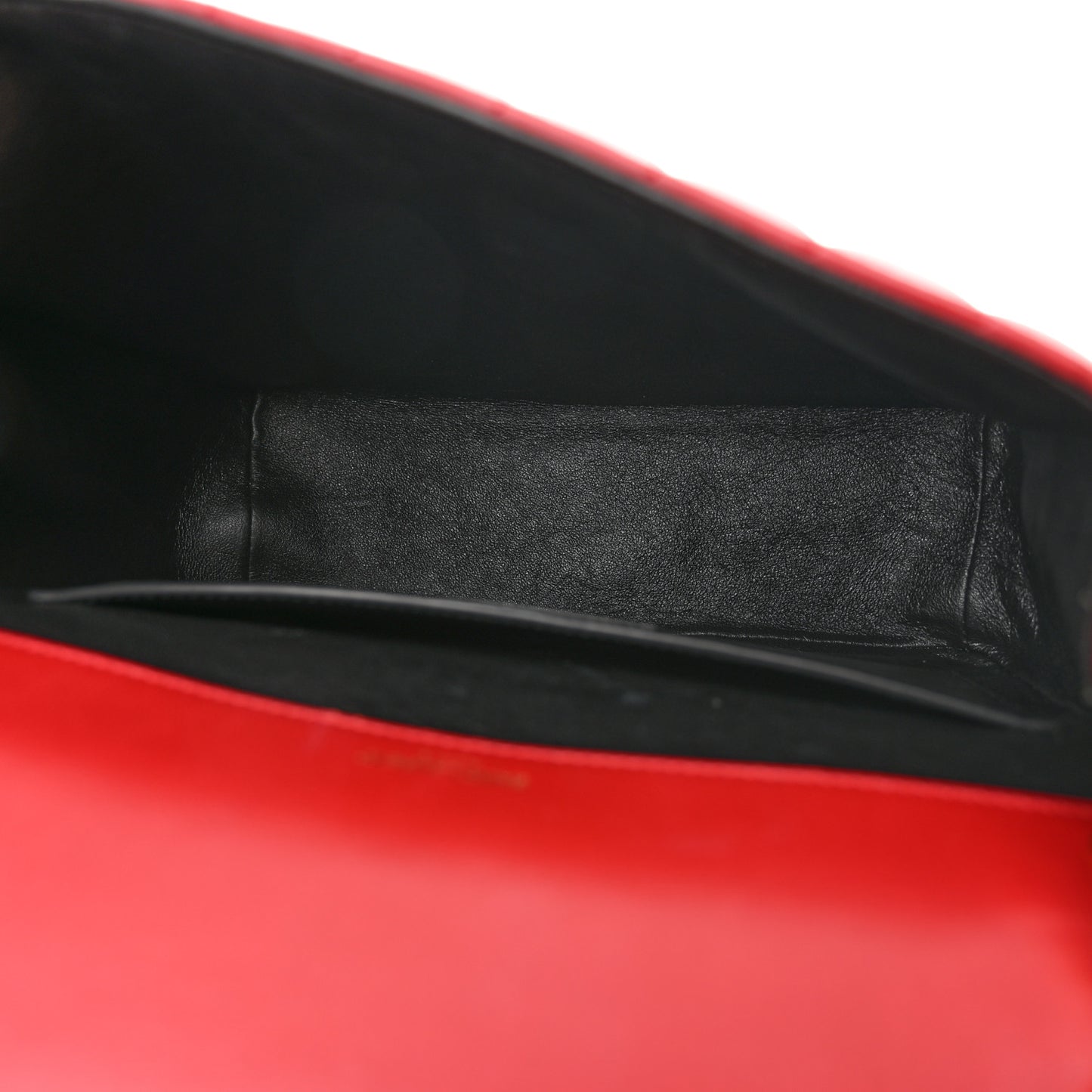 Lambskin Matelasse Monogram Large Vicky Chain Bag Rouge Eros