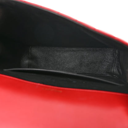 Saint Laurent Lambskin Matelasse Monogram Large Vicky Chain Bag Rouge Eros 5 of 12