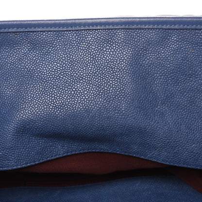 Chanel Caviar Quilted French Riviera Hobo Blue 10 of 17
