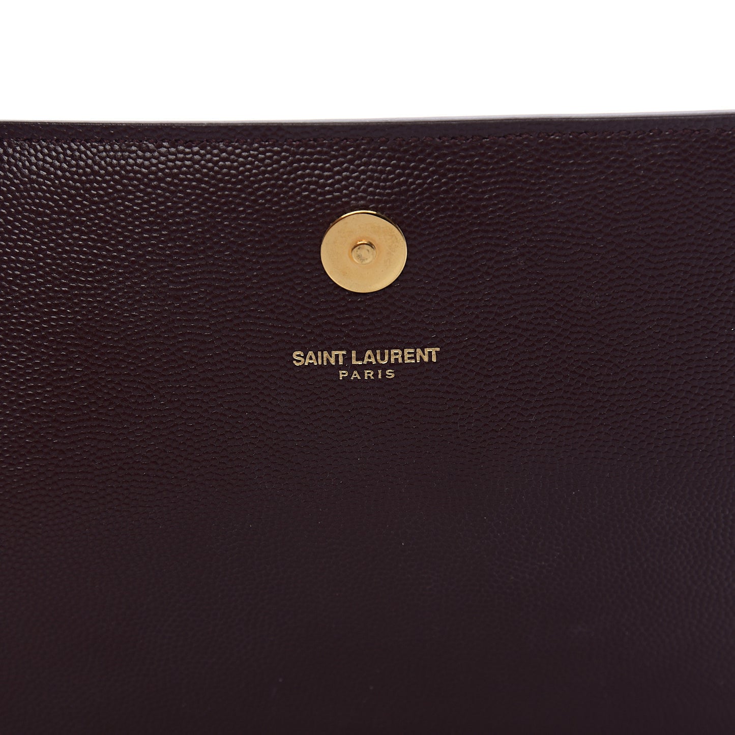 Grain De Poudre Classic Monogram Cassandre Clutch Amaranto