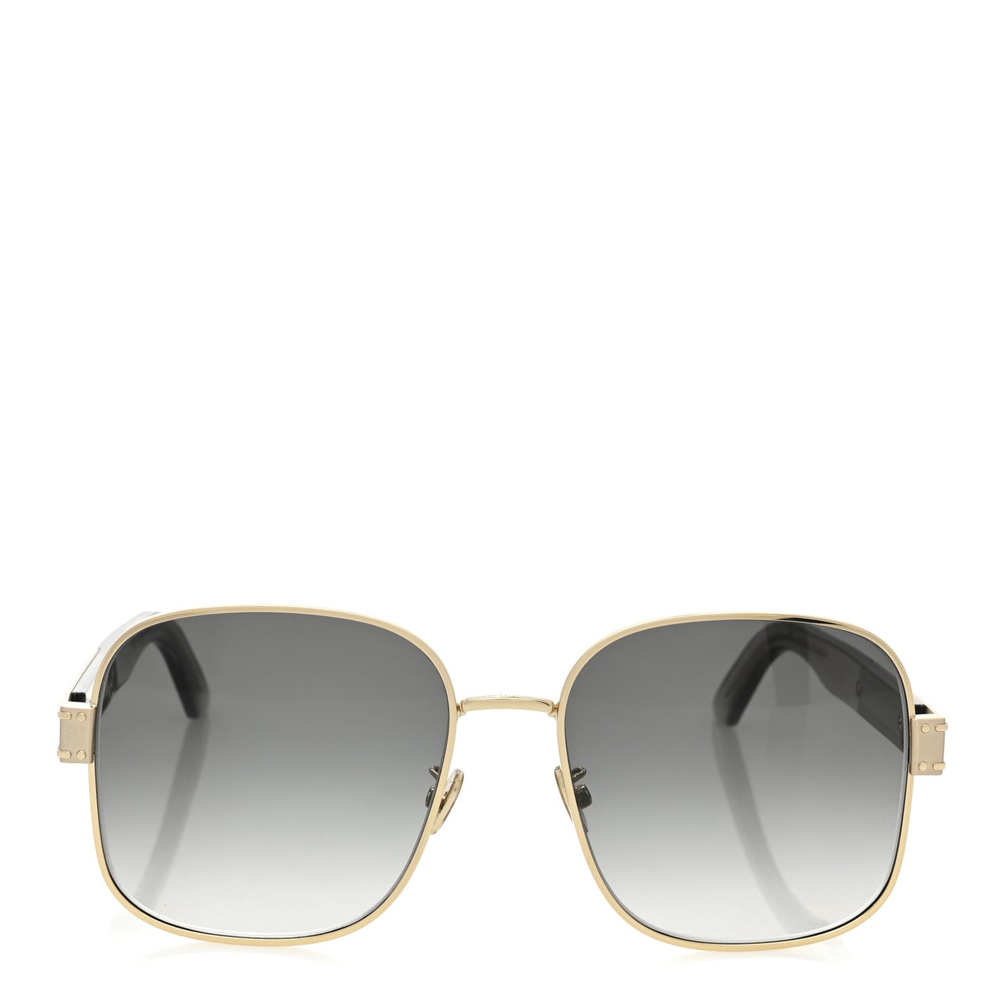 Diorsignature S5U Square Sunglasses Gold