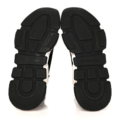 Balenciaga Neoprene Knit Womens Speed Sneakers 38 Black White 5 of 7