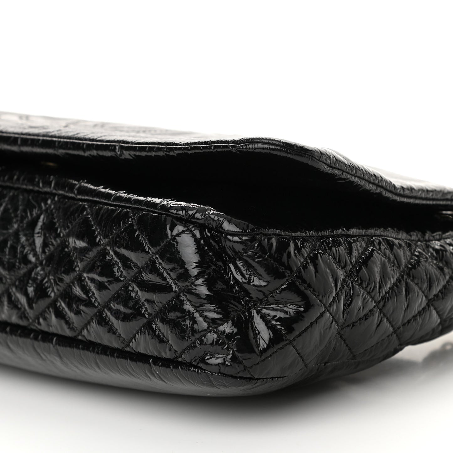 Vinyl Medium Rock and Chain Flap Black