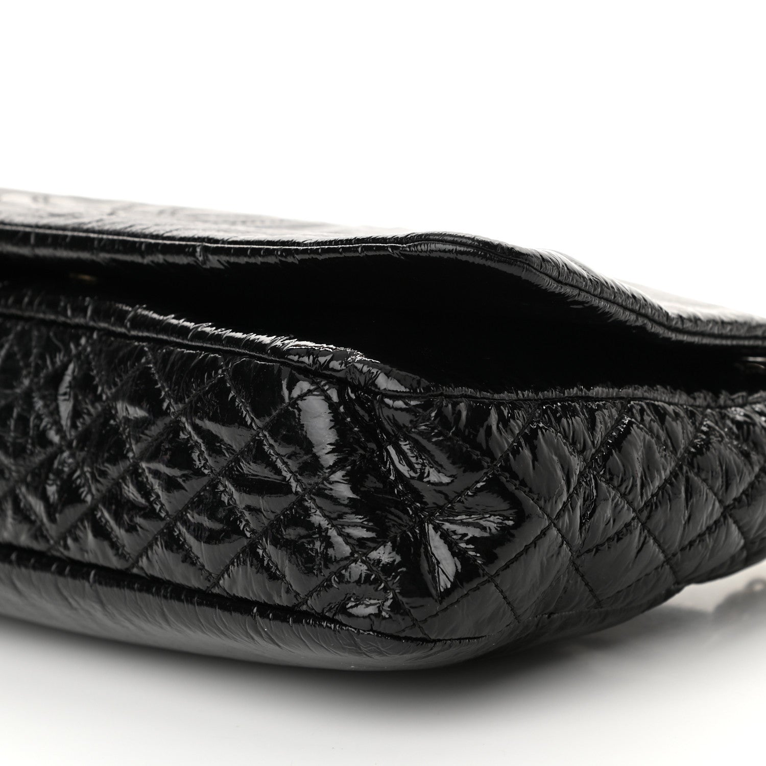 Chanel Vinyl Medium Rock and Chain Flap Black 10 of 10