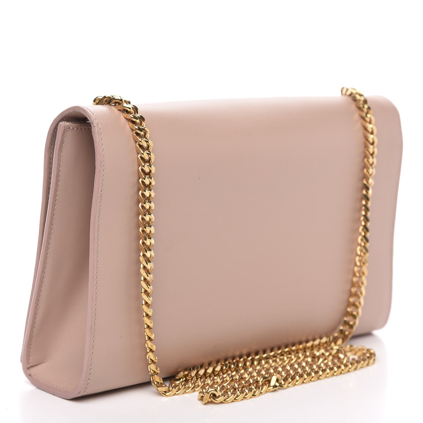 Smooth Calfskin Classic Monogram Kate Tassel Chain Wallet Pale Blush