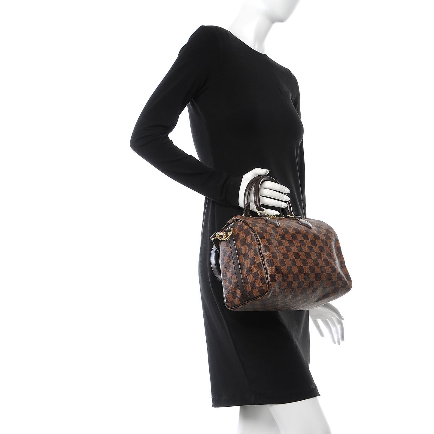 Damier Ebene Speedy Bandouliere 25