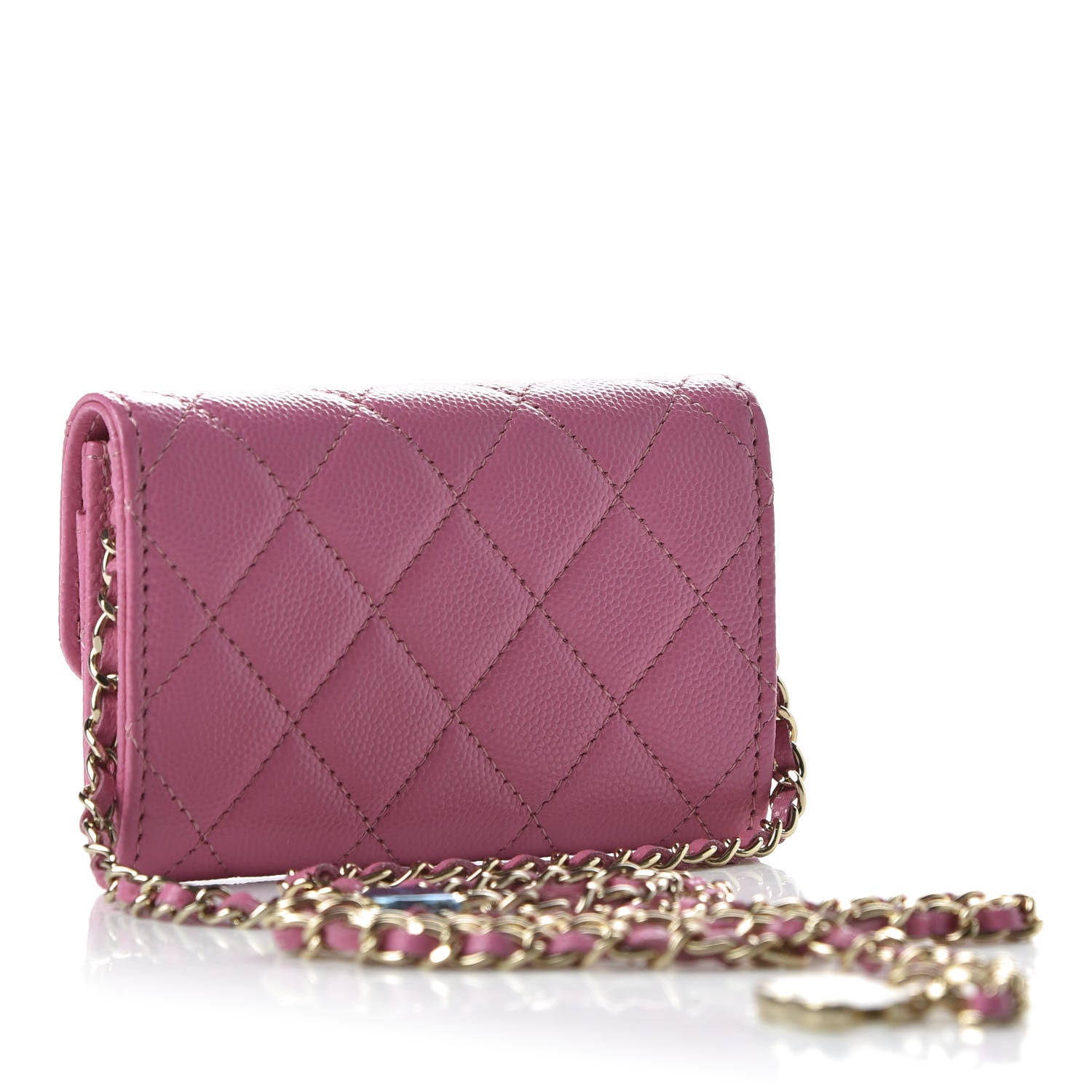 Chanel Caviar Quilted Belt Bag Pink 3 of 11