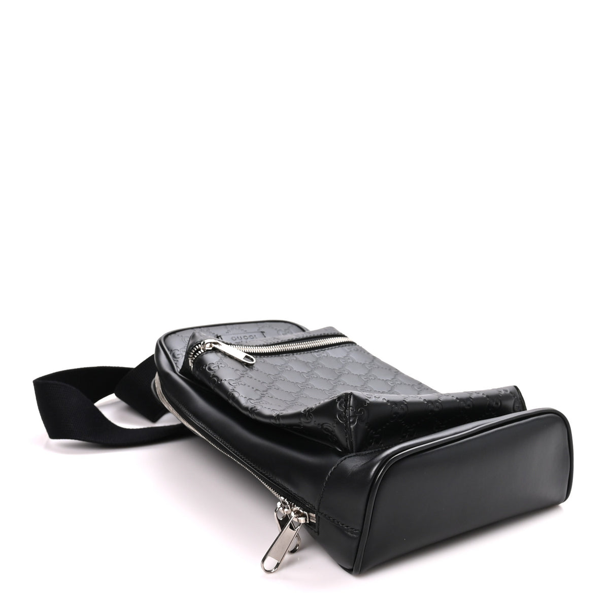 Gucci Guccissima Sling Backpack Black 4 of 10