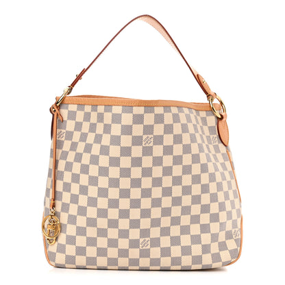 Louis Vuitton Damier Azur Delightful PM Rose Ballerine 1 of 10